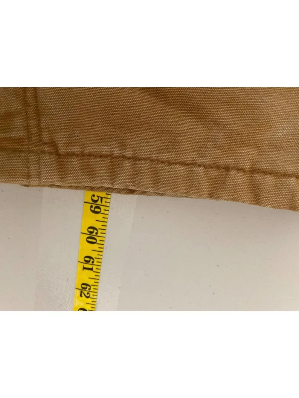 Carhartt Mens Brown Canvas Lined Overalls 36x30 Heavy-Duty Workwear Made In USA